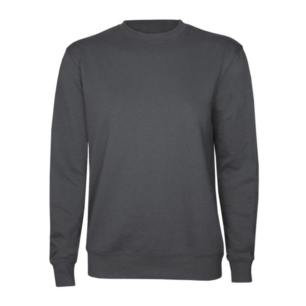 LUNA - Poleron Polo French Terry Unisex Afranelados Colores Grafito Y Azul