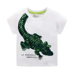 JUMP KIDS - Poleras de Algodón Manga Corta para Niños