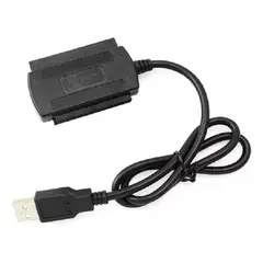 GENERICO - Cable Adaptador Usb Ide Sata 2.0 Disco Duro Externo 297004