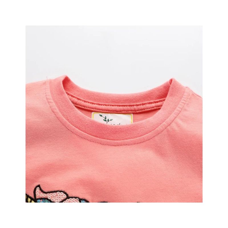 JUMP KIDS - Poleras de Algodón Manga Corta para Niñas Jump Kids