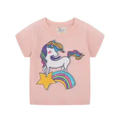 JUMP KIDS - Poleras de Algodón Manga Corta para Niñas
