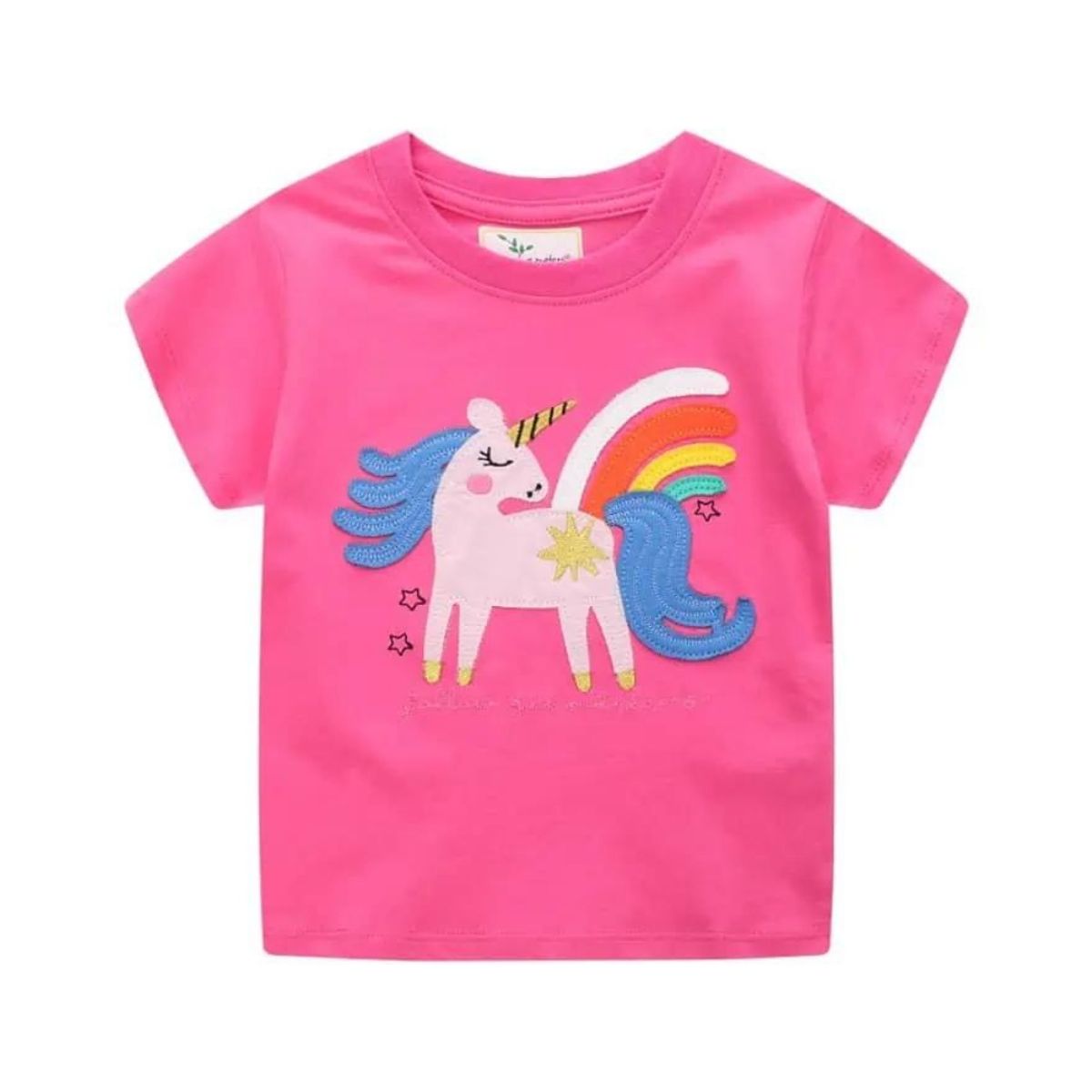 JUMP KIDS - Poleras de Algodón Manga Corta para Niñas Jump Kids