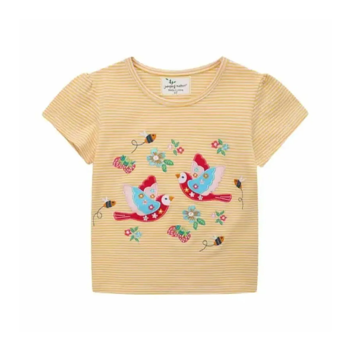 JUMP KIDS - Poleras de Algodón Manga Corta para Niñas Jump Kids