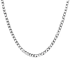 JOYAS MYTOKE - Cadena Grumet 70 cm Plata Fina 925 Hombre Masculino