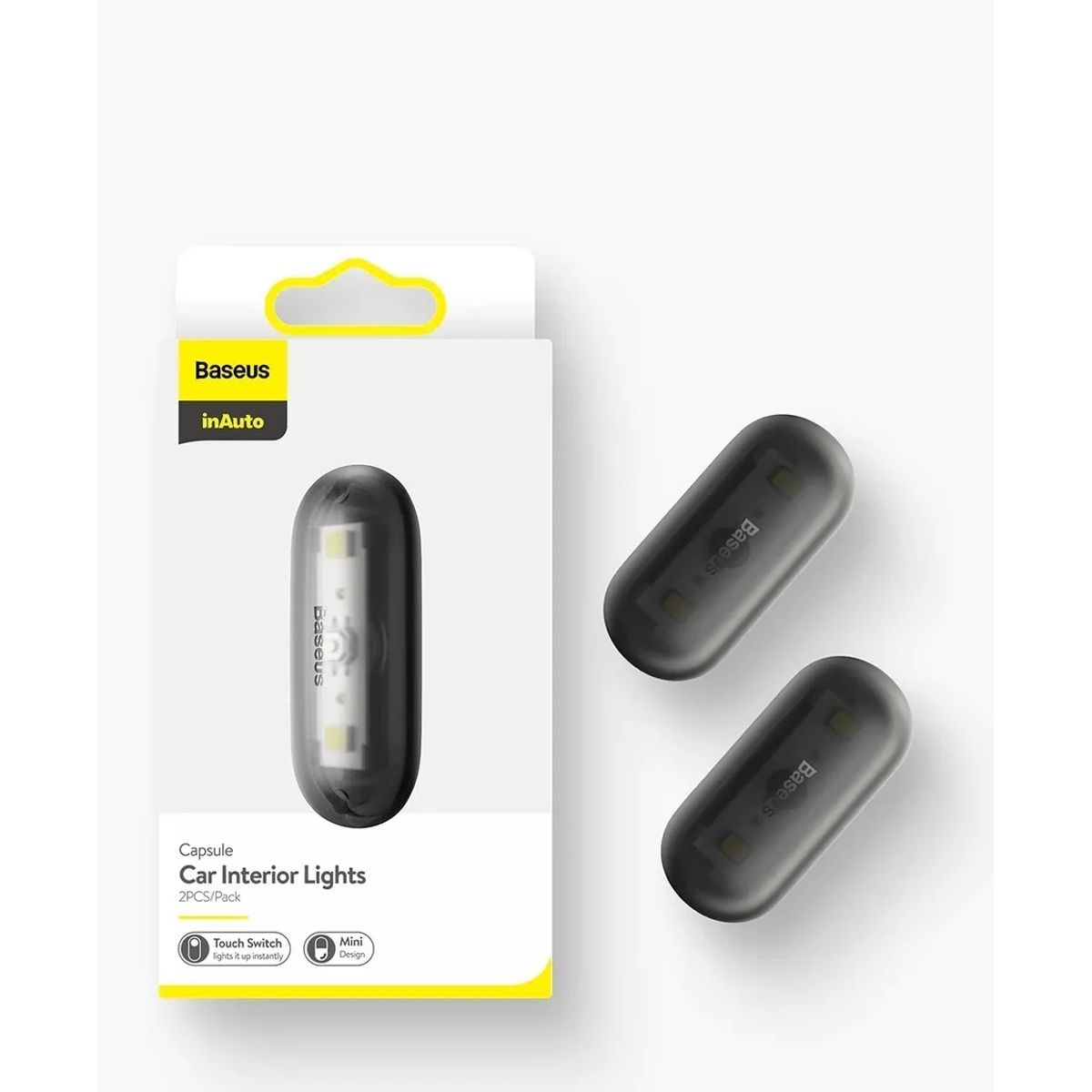 BASEUS - Pack 2 Luces Interiores De Auto - Baseus Inauto
