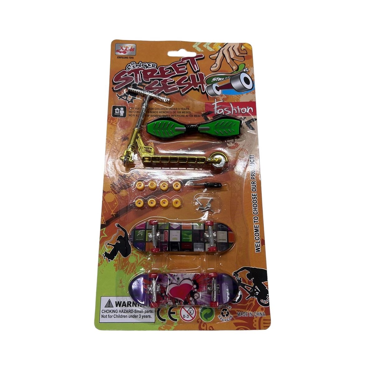 GENERICO - PATINETA DE MANO METÁLICA TRIPLE MÁS SCOOTER