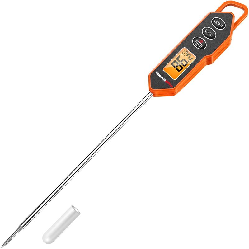  - Termómetro Digital Sonda Cocina Alimentos Carnes Luz D Fondo ThermoPro