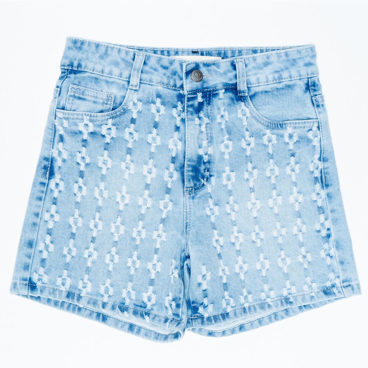 CACAO - Short Mirlo Prepicado Azul Cacao