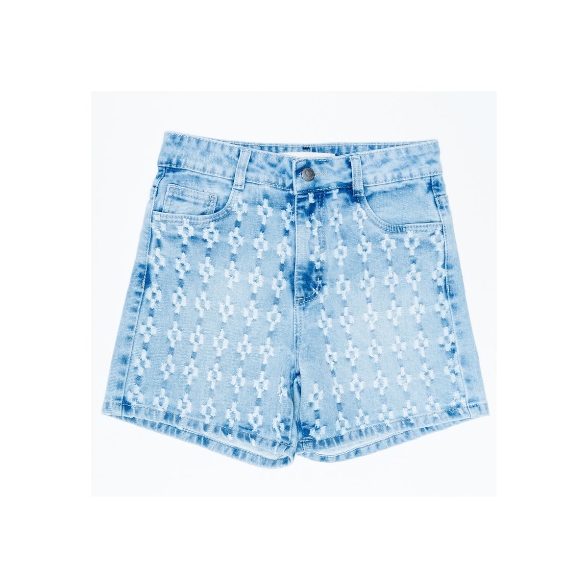 CACAO - Short Mirlo Prepicado Azul Cacao