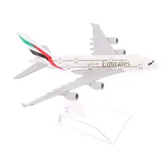 GENERICO - Avión Emirates A380 A Escala 1400-16 Cm Coleccionable