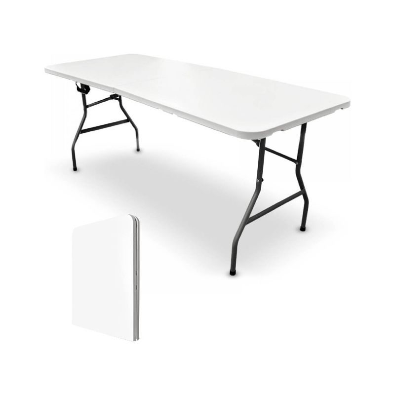 U BUY - Mesa Plegable 180 Cm Kano Maleta Para Camping Y Picnic