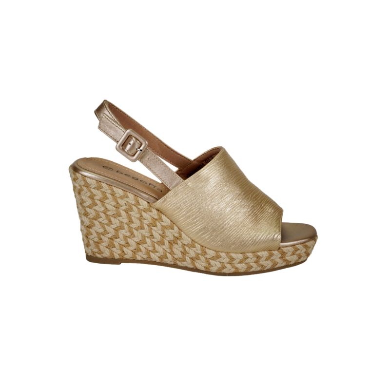 BEGOÑA - Sandalia Dariana Dorado BEGOÑA