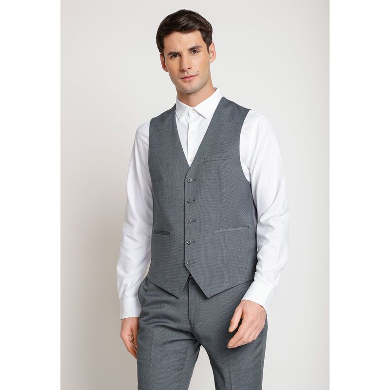 PERRY ELLIS - Gilet Hombre Formal Washable Gris