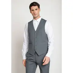 PERRY ELLIS - Gilet Hombre Formal Washable Gris