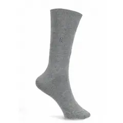 PERRY ELLIS - Calcetin Formal Rombos Navy Gris