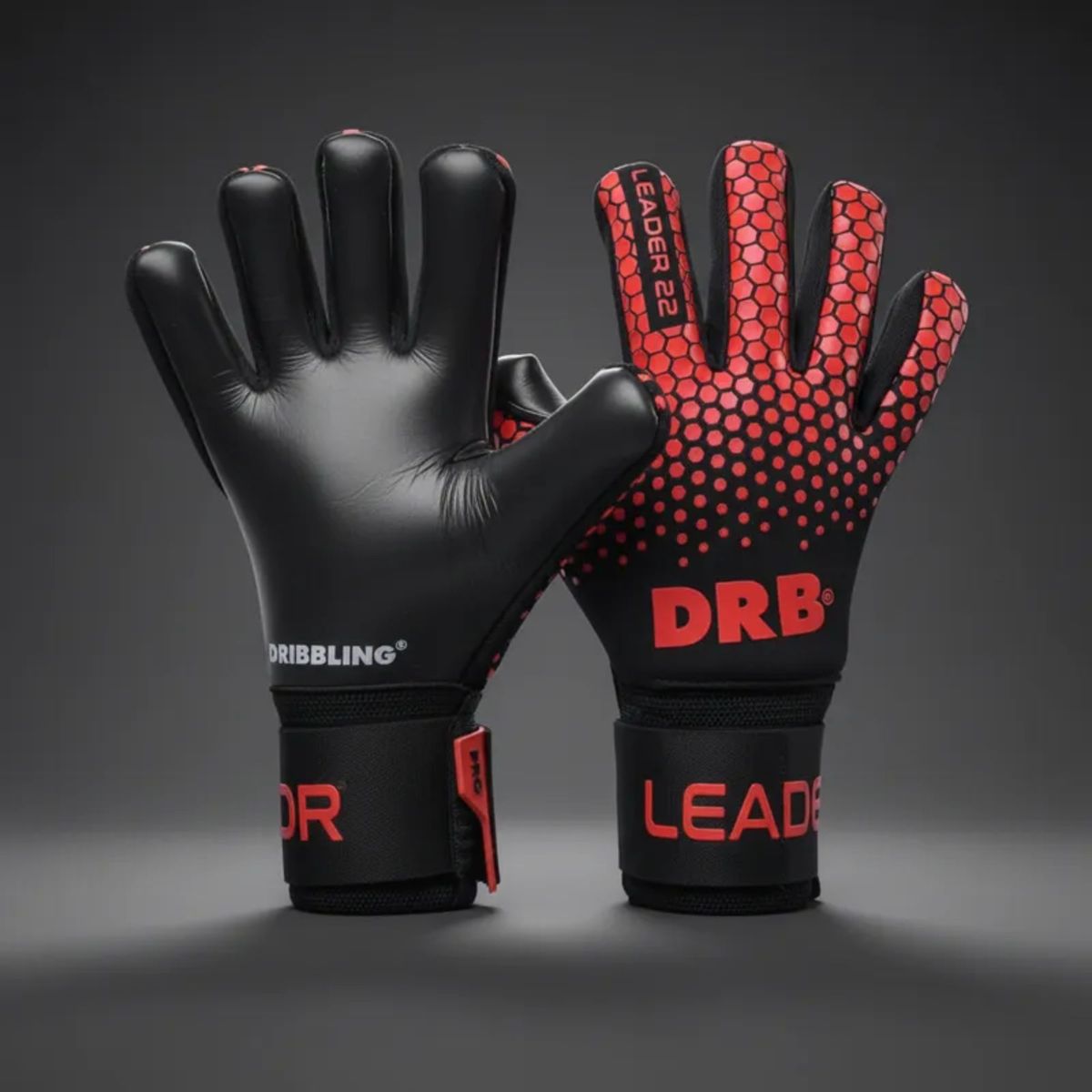 DRB - Guantes De Arquero Pro Férula Extraíble Leader Drb