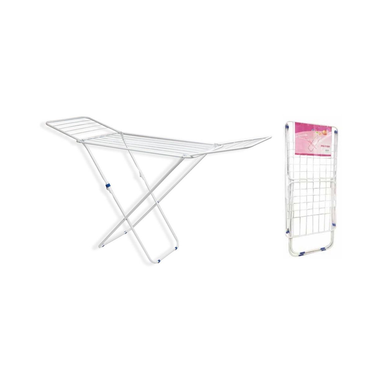 GENERICO - Tendedero Secador De Ropa Aluminio Plegable Con Alas - SC