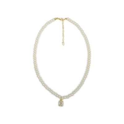 Imagen 2 del producto Collar Perlas Con Dije Cubo