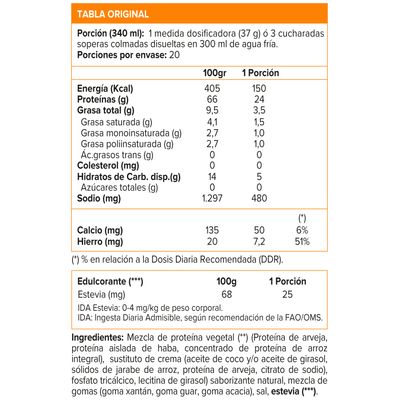 Imagen 2 del producto 100% PLANT PROTEIN 1,63 LB VAINILLA, ON