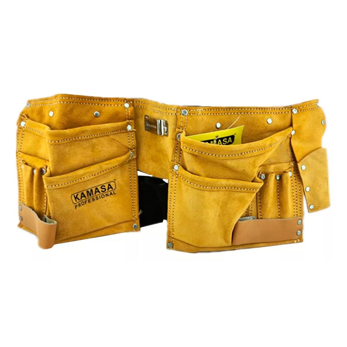 KAMASA - Coleto Carpintero Doble Cuero Porta Herramienta Km5001