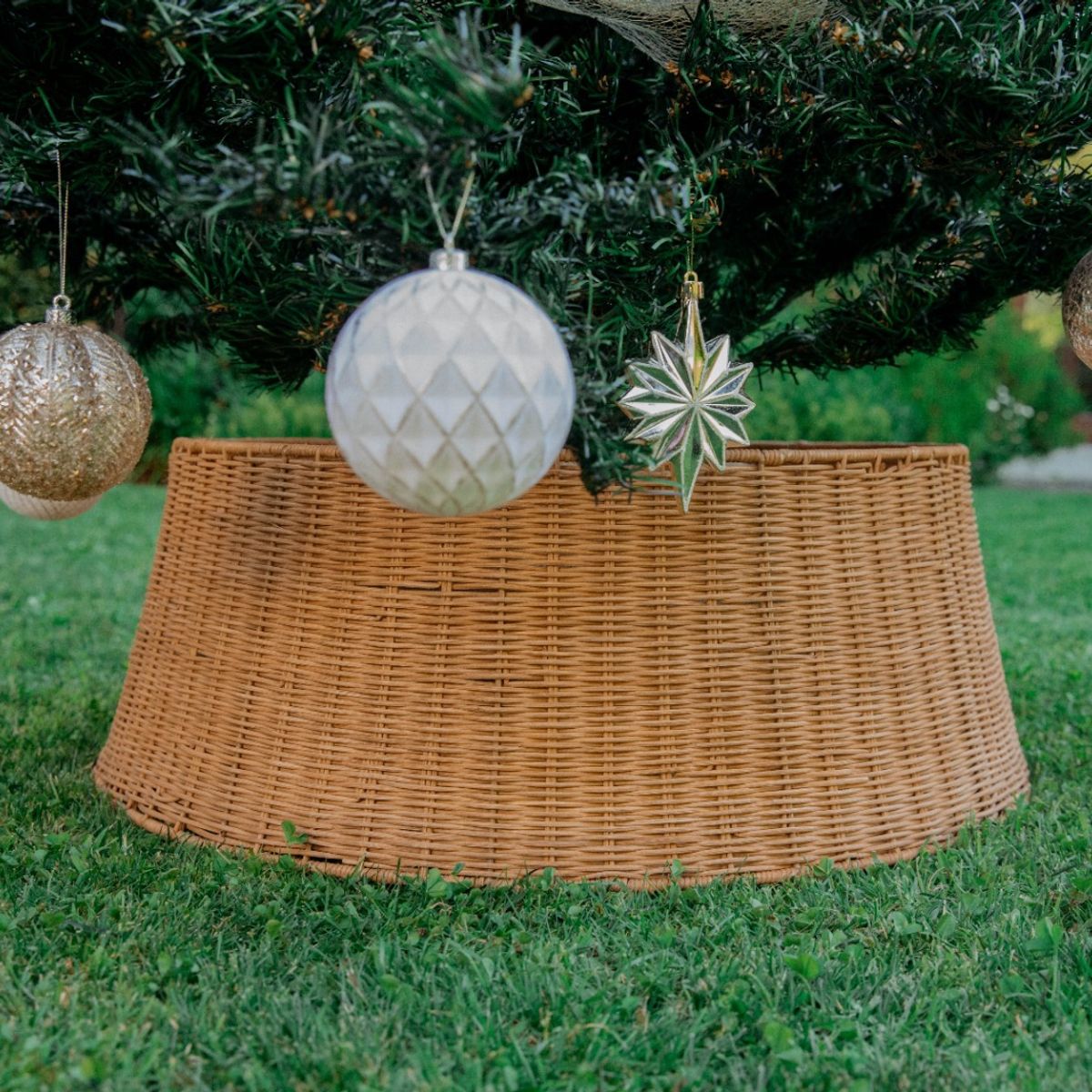 TEMPODECO - Base Ratan Arbol de Navidad