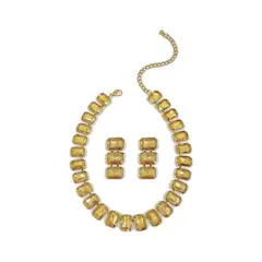 GENERICO - Set De Collar Y Aros Para Fiesta Cubos