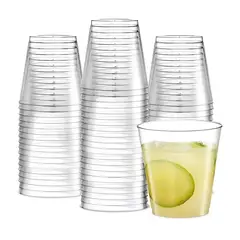 Pasteleria - 100 Vasos Desechable Vaso Plastico Vasos Acrilicos 210ml/7oz
