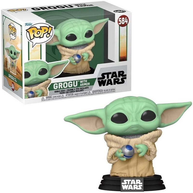 FUNKO - Funko POP STAR WARS: BOOK OF BOBA FETT - GROGU W/ ARMOR 584