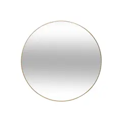 ATMOSPHERA - Espejo de metal dorado Alice Diametro 76cm