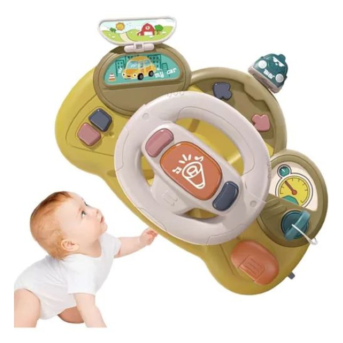 GENERICO - Volante Infantil Multifunción Para Bebé Juguetes Musicales