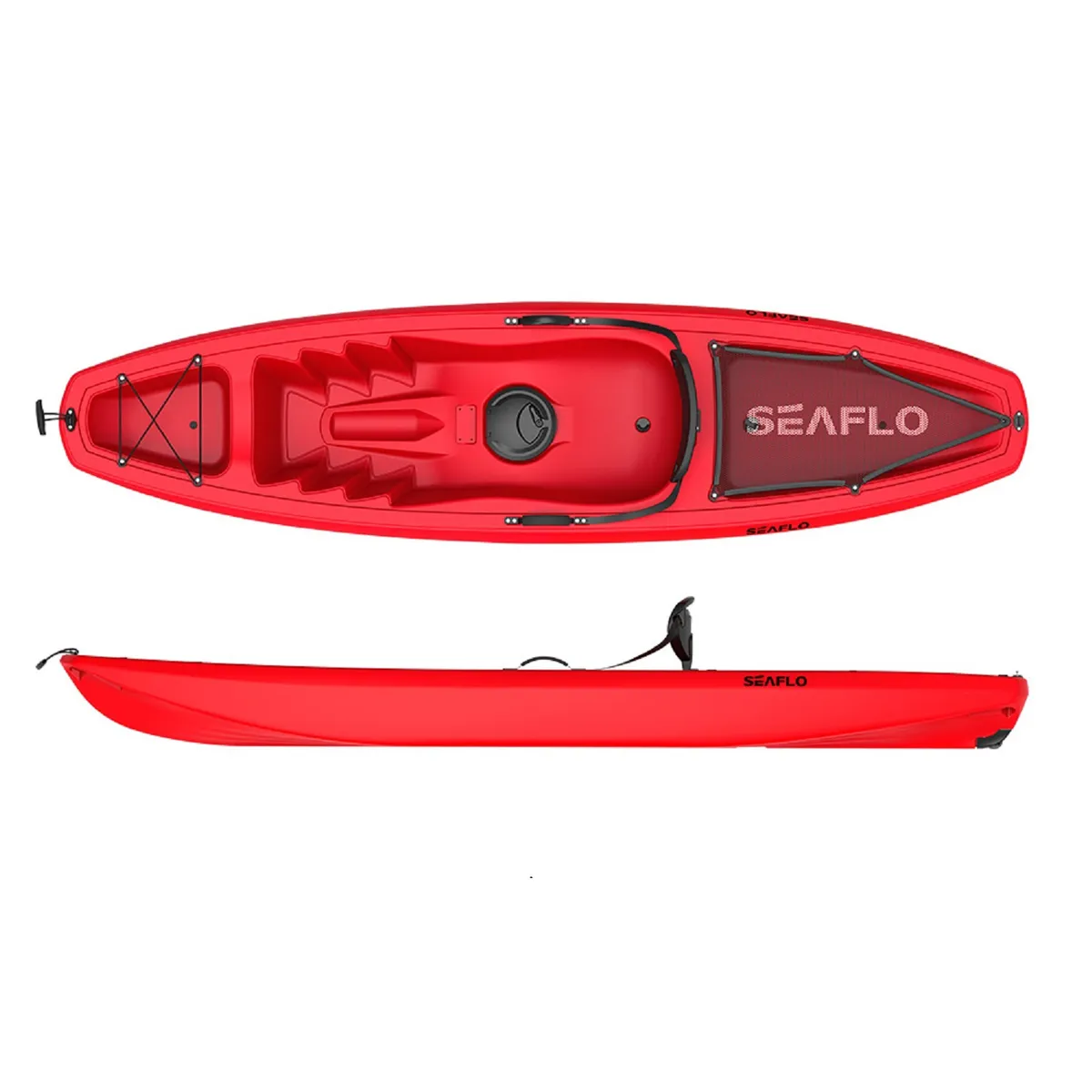 SEAFLO - KAYAK 1 PERSONA SIT ON ROJO