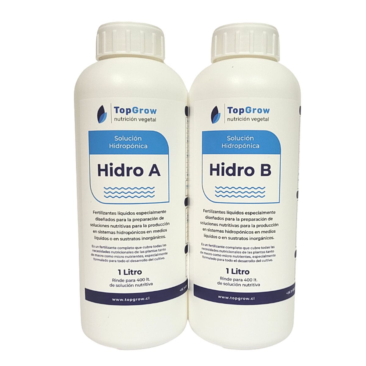 GENERICO - Soluciones nutritivas  hidroponia A+B 1 litro