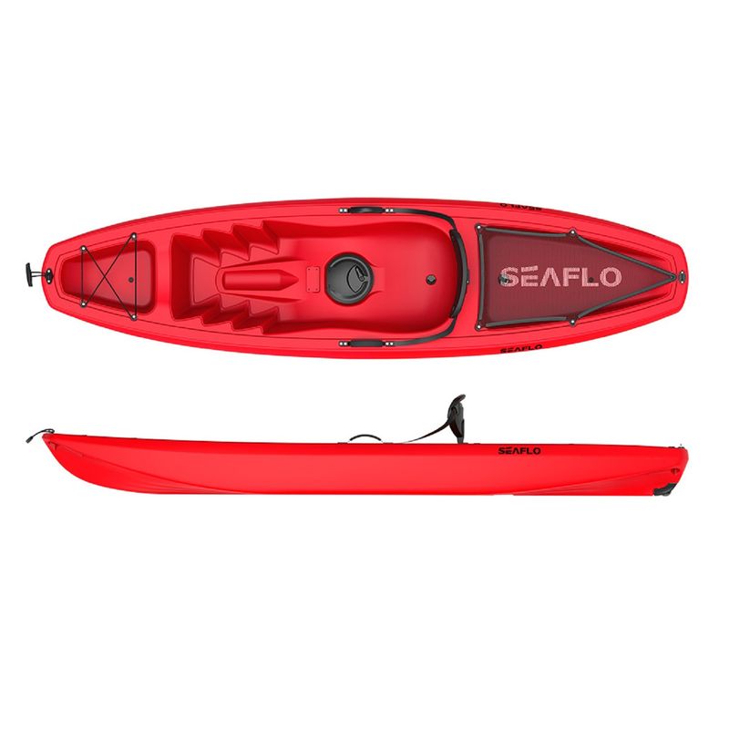 SEAFLO - KAYAK 1 PERSONA SIT IN ROJO