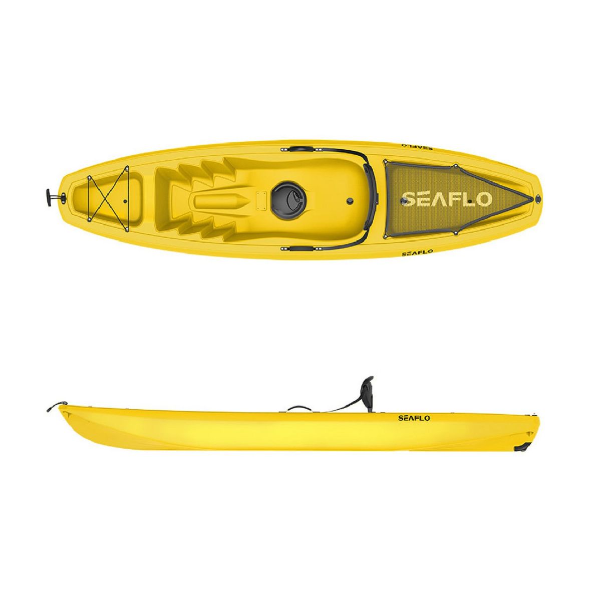 SEAFLO - KAYAK 1 PERSONA SIT ON AMARILLO