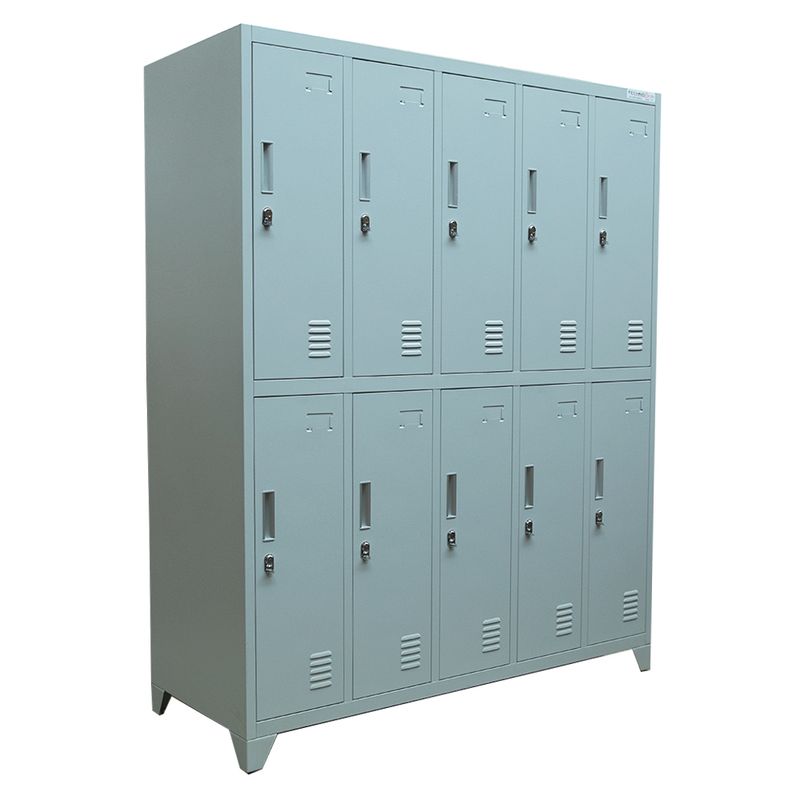 GENERICO - LOCKER 5 CUERPOS 10 CASILLEROS 166 cmts TECNOPLUS