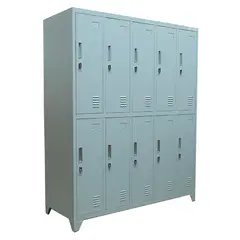 GENERICO - LOCKER 5 CUERPOS 10 CASILLEROS 166 cmts TECNOPLUS