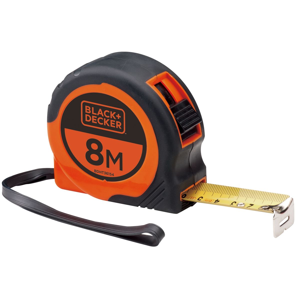 BLACK+DECKER - Huincha de Medir 8m Black+Decker BDHT36154