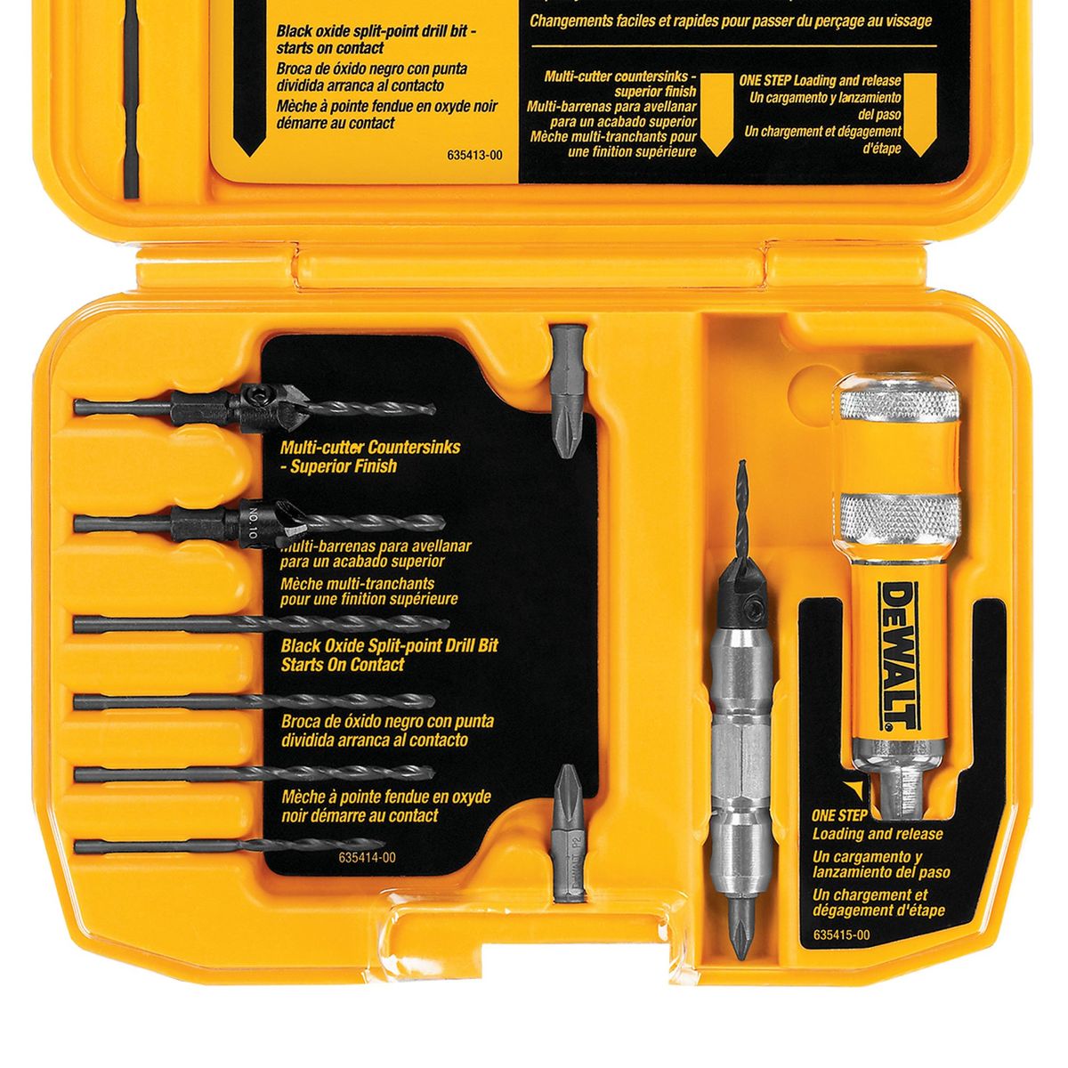 DEWALT - Set Adaptador rápido avellanar/atornillar DEWALT DW2735P