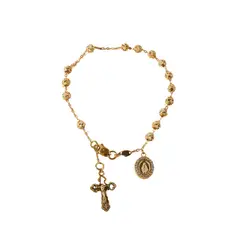 JB JOYAS BARON - Pulsera de Oro 18kt Denario Satinado