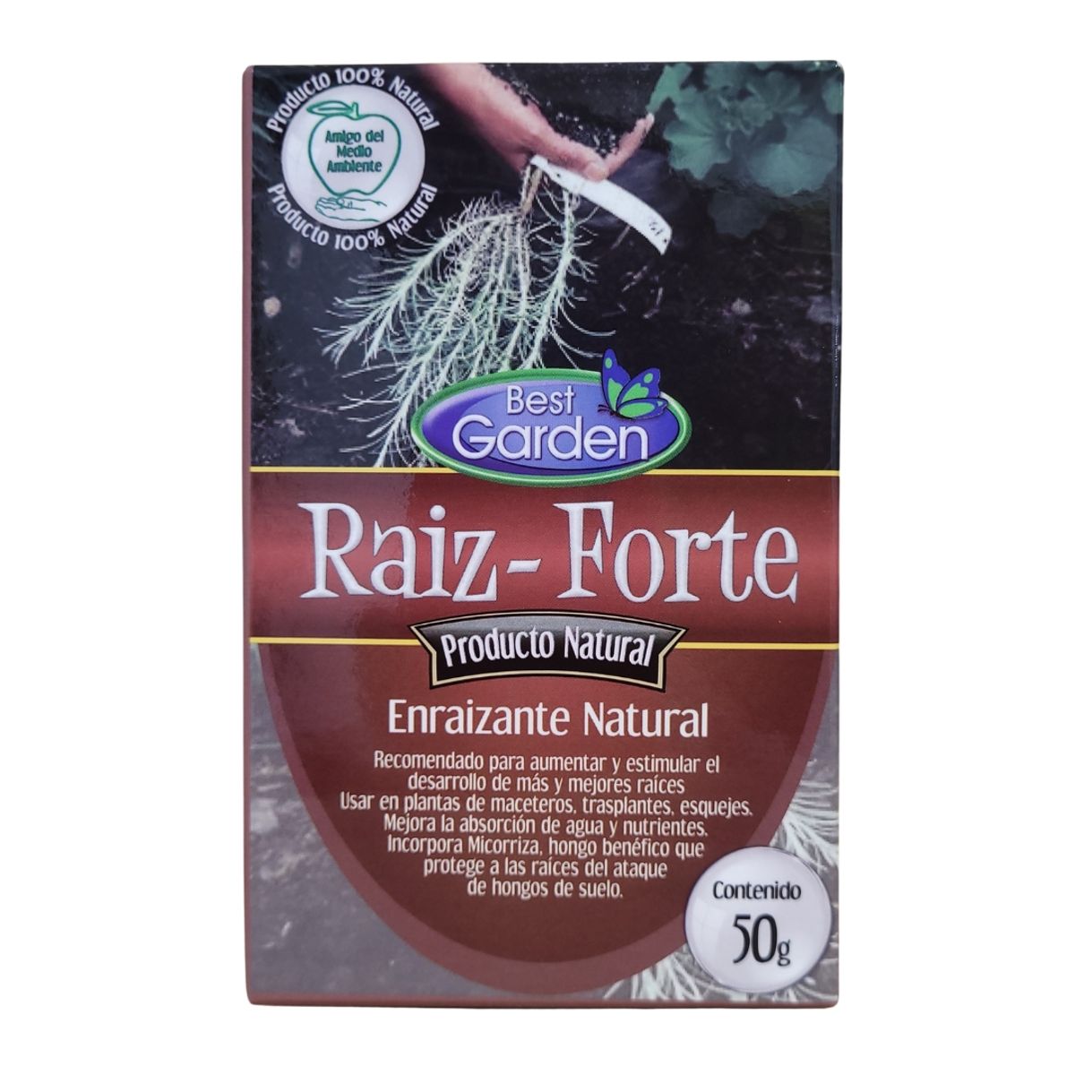 BEST GARDEN - Enraizante Natural Raizforte 50 Grs