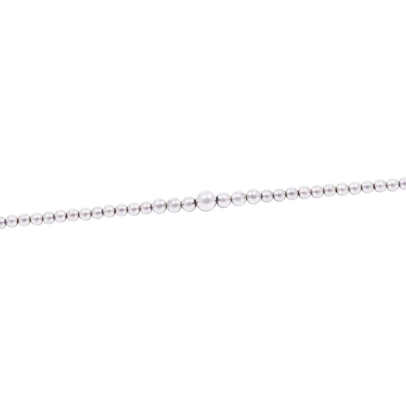 JB JOYAS BARON - Pulsera de Plata Esterlina 925 Pelotitas Pequeñas