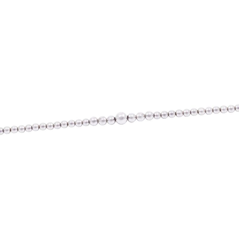 JB JOYAS BARON - Pulsera de Plata Esterlina 925 Pelotitas Pequeñas