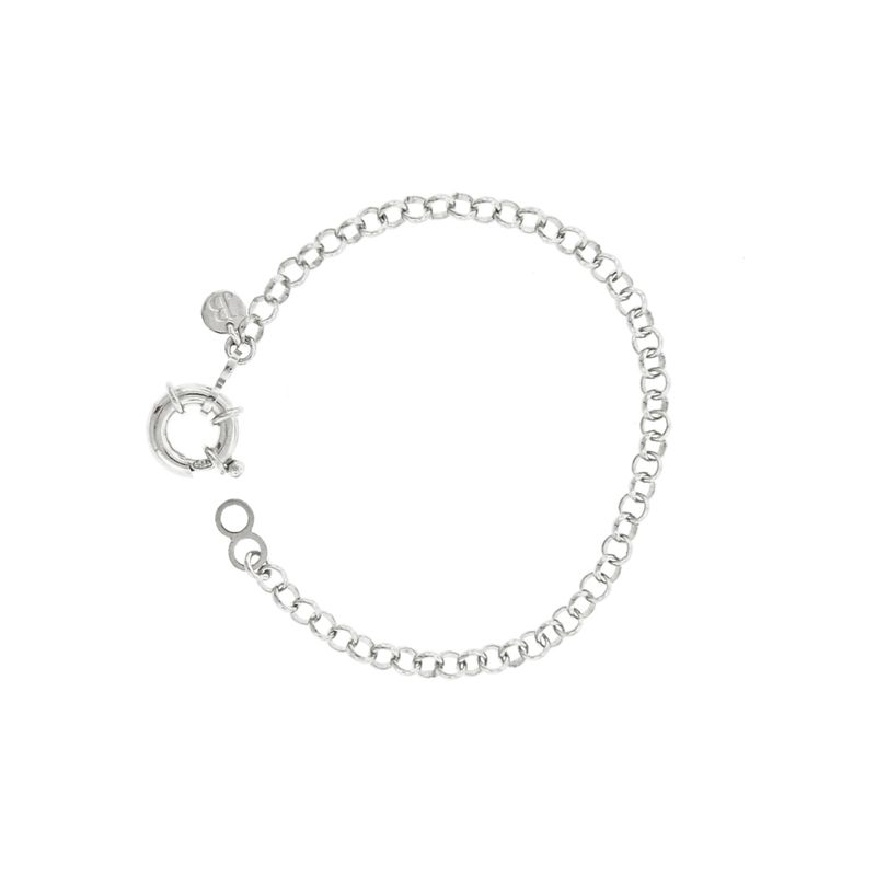 JB JOYAS BARON - Pulsera de Plata Esterlina 925 Eslabones Pequeños