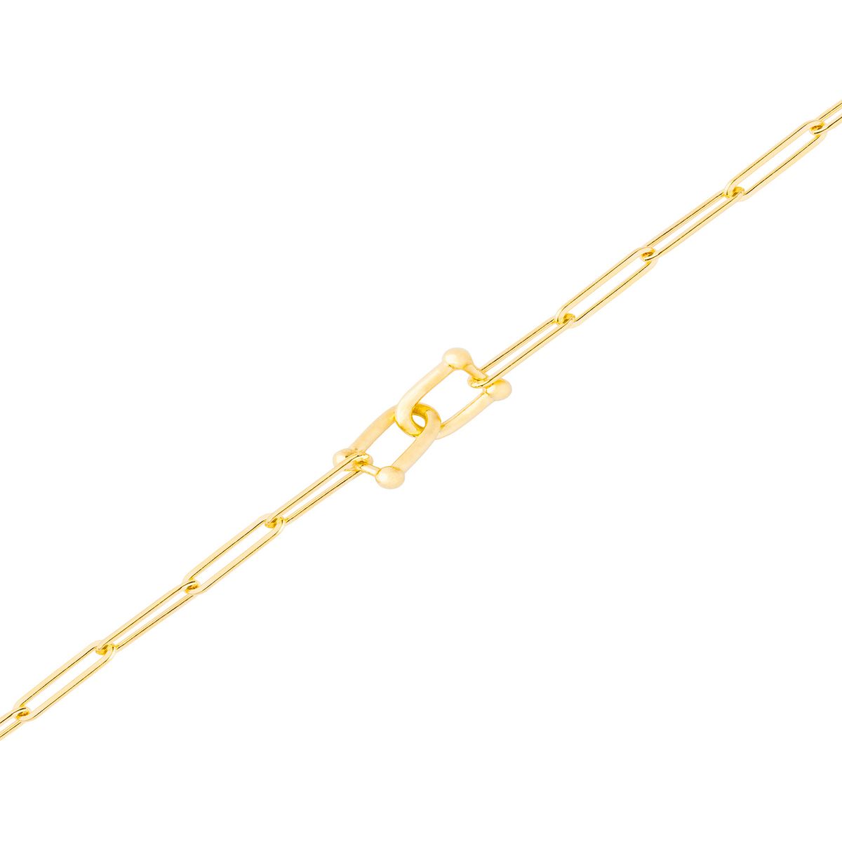 JB JOYAS BARON - Pulsera de Plata Esterlina 925 Cadenas Revestido en Oro 18kt