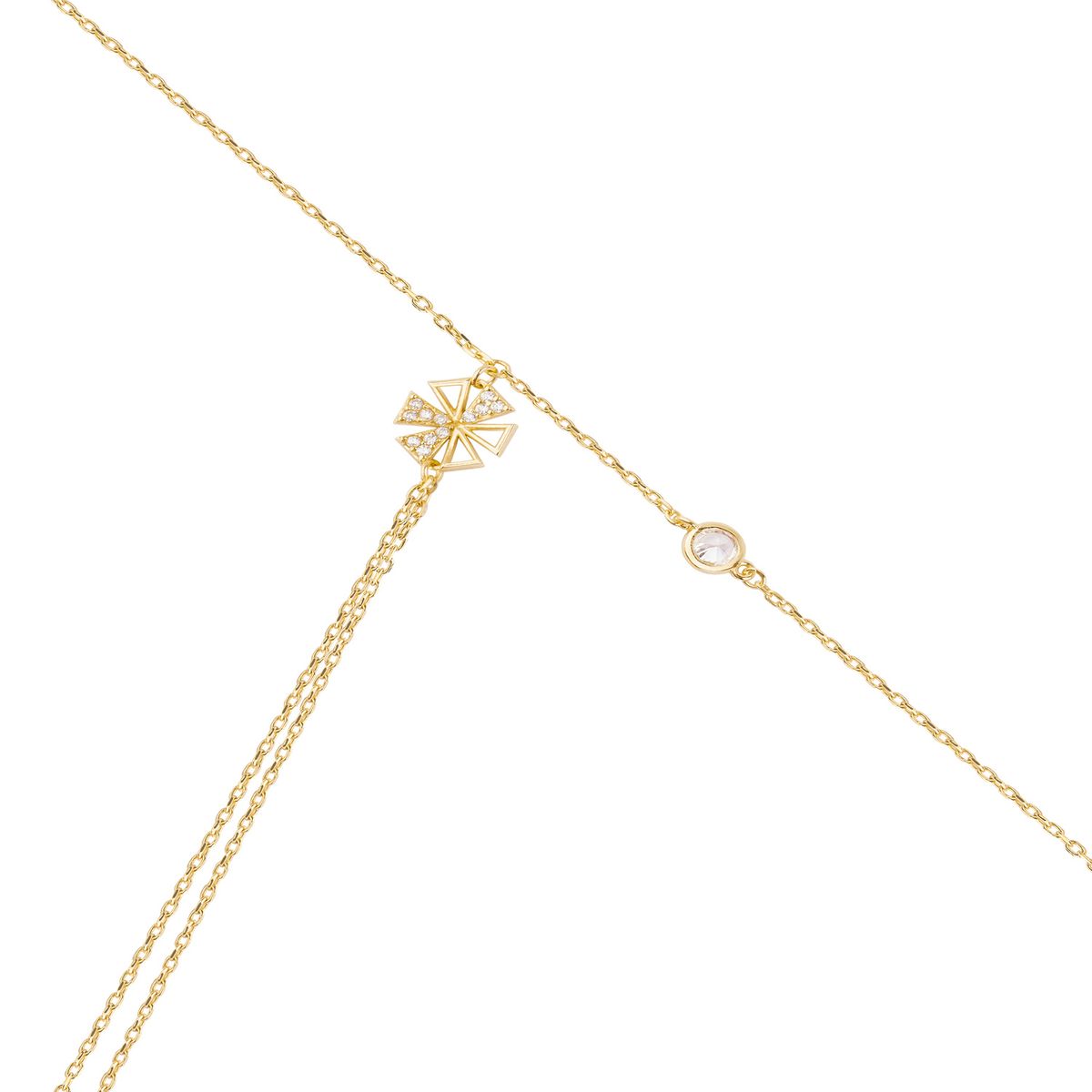 JB JOYAS BARON - Pulsera Plata Esterlina 925 Anillo Trébol Revestido