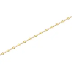 JB JOYAS BARON - Pulsera Plata Esterlina 925 Rígida Circonita Revestido