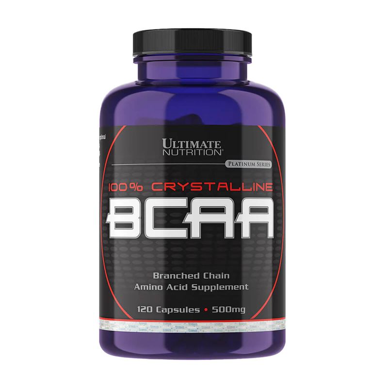 ULTIMATE NUTRITION - BCAA 500 mg, Aminoácidos (120 caps) - Original