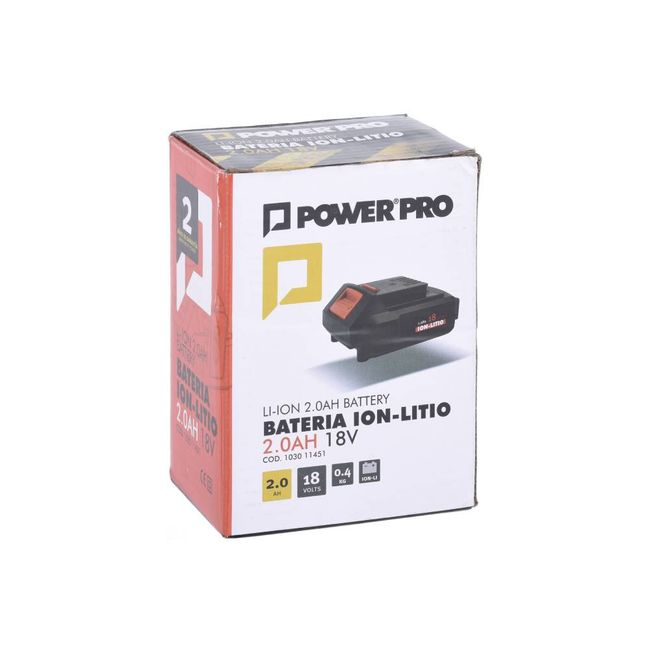 POWER PRO - Batería Ion Litio 2AH 18V