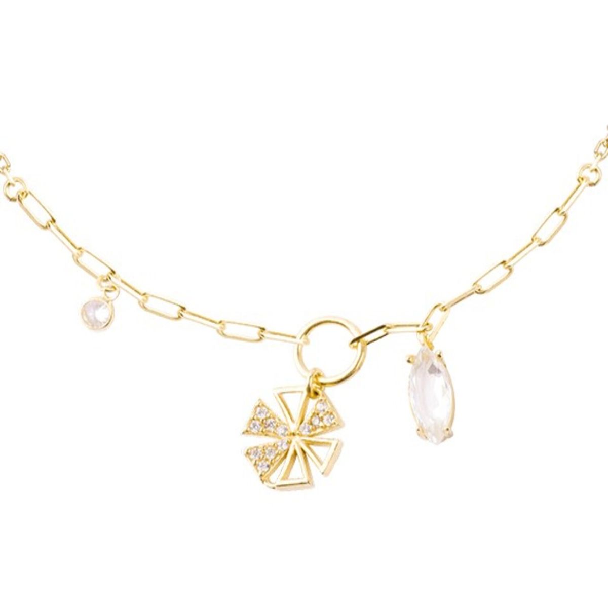 JB JOYAS BARON - Pulsera Plata Esterlina 925 Ajustable Circonita Revestido