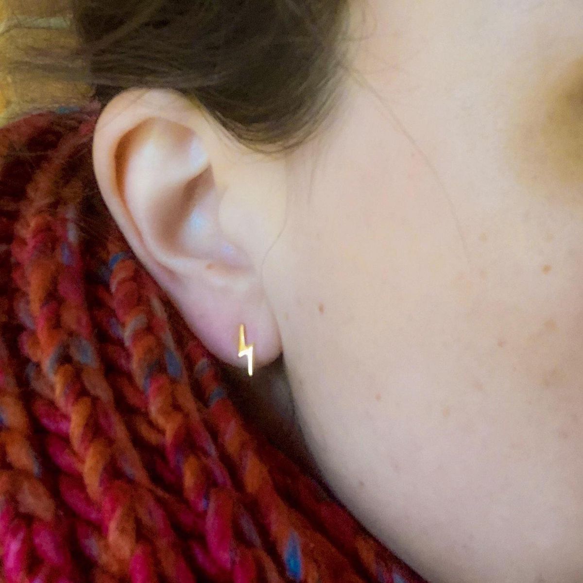 GOIA - Aros Unisex Big Rayo gold